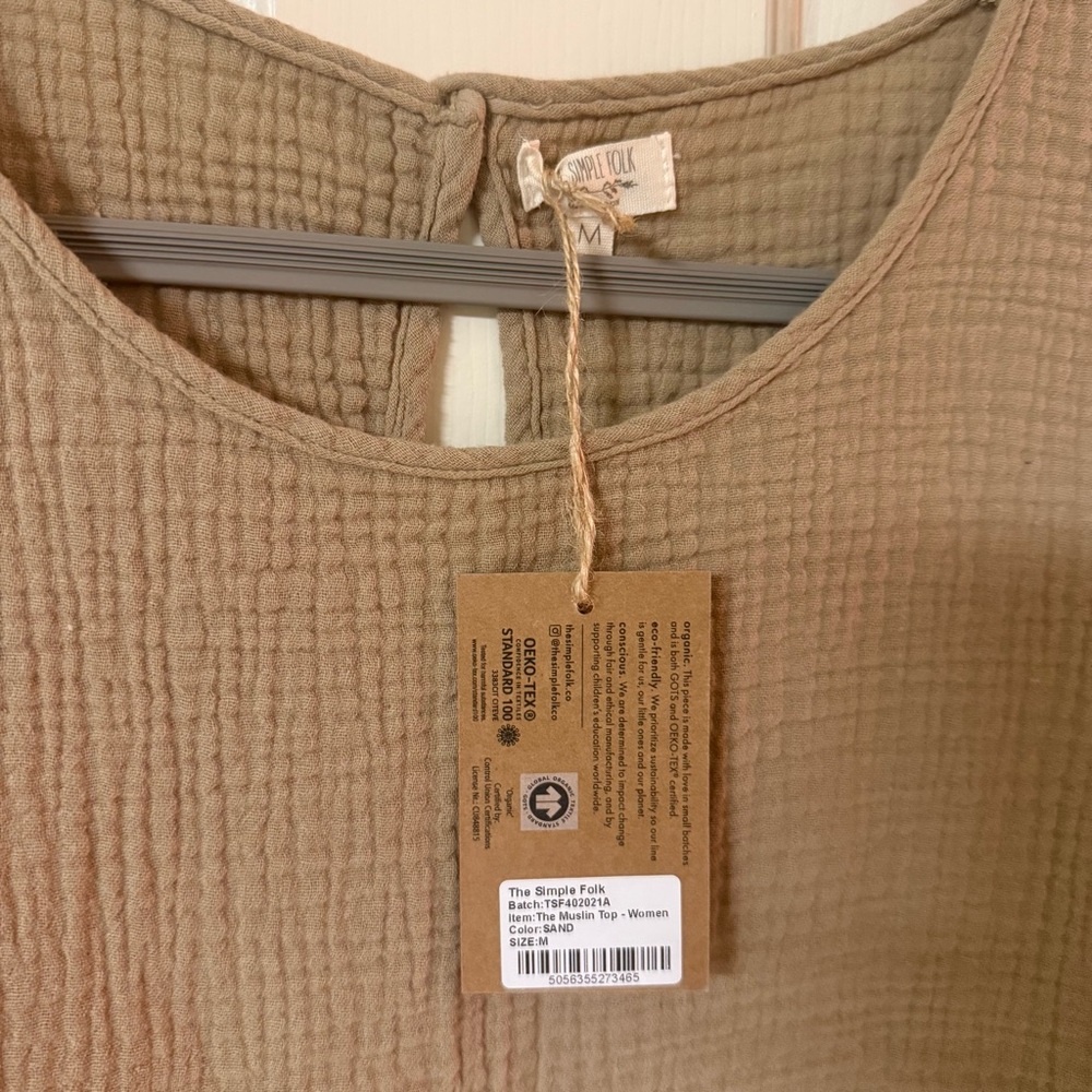 The Simple Folk The Muslin Top Womens - Picture 4 of 5